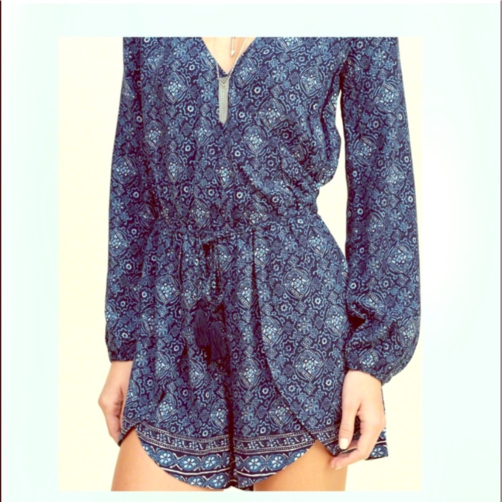 hollister women's wrap romper